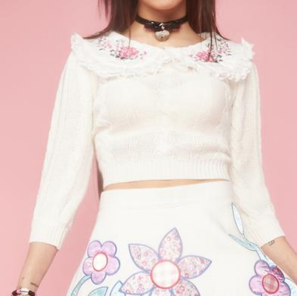 Rose Knit Sweater
